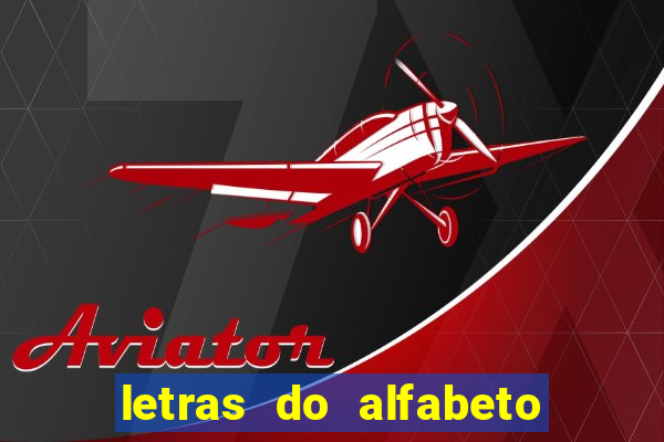 letras do alfabeto personalizadas para imprimir